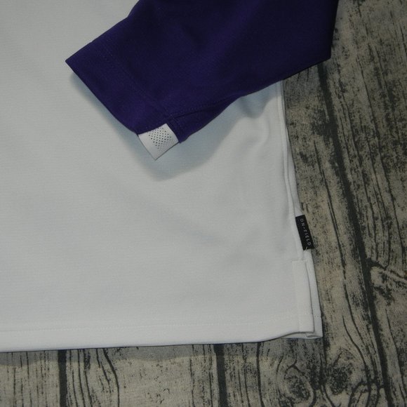 2XL LSU Tigers Nike Coaches Quarter-Zip Pullover Performance Jacket White - Picture 3 of 6